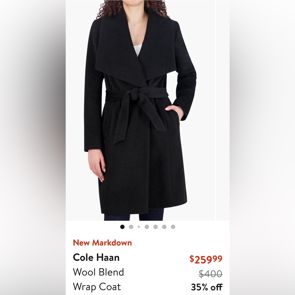 Cole Haan wool blend  coats. Worn once